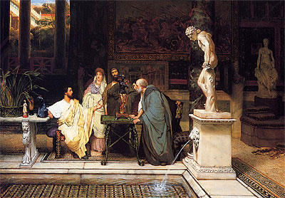 A Roman Art Lover, 1868 | Alma-Tadema