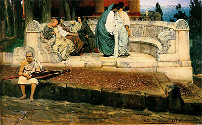 An Exedra, 1869 | Alma-Tadema