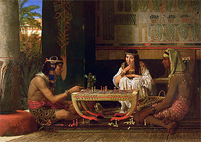Egyptian Chess Players, 1865 | Alma-Tadema