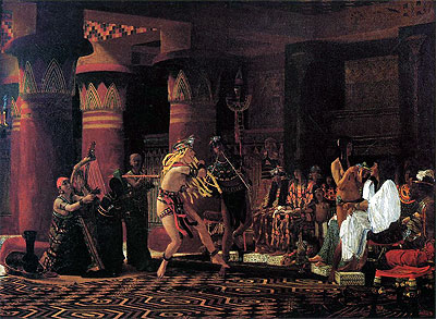Pastimes in Ancient Egypt 3000 Years Ago, 1863 | Alma-Tadema