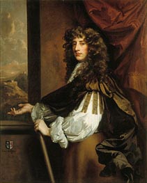 Charles Killigrew, c.1673 by Peter Lely | Canvas Print