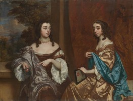 Mary Capel, spätere Herzogin von Beaufort, und ihre Schwester Elizabeth, Gräfin von Carnarvon, n.d. | Peter Lely