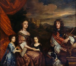 James II with Anne Hyde, Princess Mary and ..., c.1668/85 by Peter Lely | Giclée Canvas Print