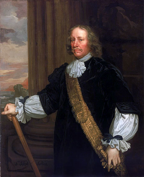 Peter Lely | Flagmen of Lowestoft: Vice-Admiral Sir Joseph Jordan, 1666 | Giclée Canvas Print