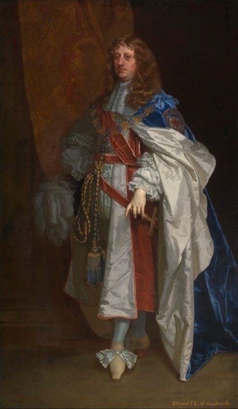 Edward Montagu, First Earl of Sandwich, c.1660/65 | Peter Lely | Giclée Canvas Print