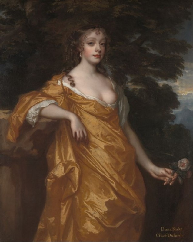 Diana Kirke, Later Countess of Oxford, 1665 | Peter Lely | Giclée Canvas Print