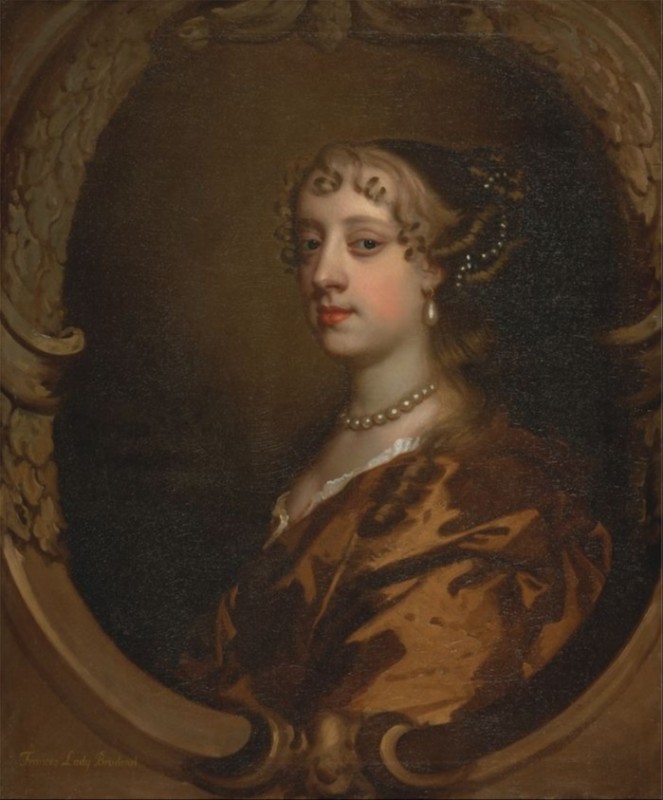 Lady Frances Savile, später Lady Brudenell, 1668 | Peter Lely | Giclée Leinwand-Kunstdruck
