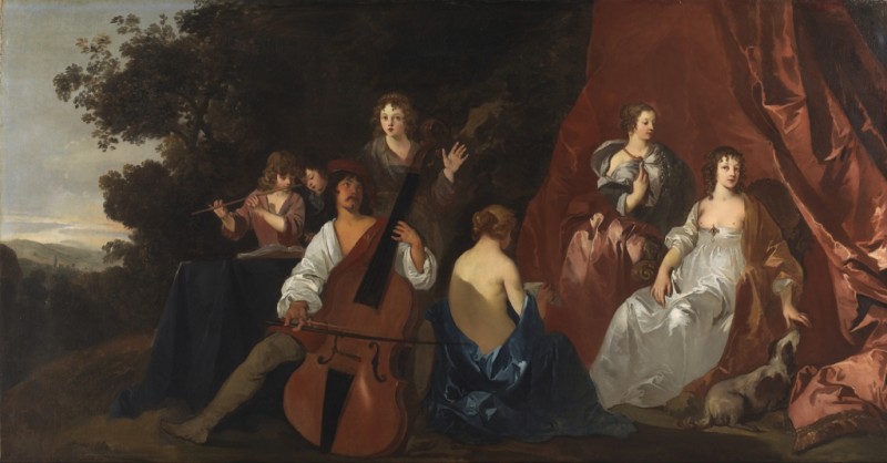 Das Konzert, n.d. | Peter Lely | Giclée Leinwand-Kunstdruck