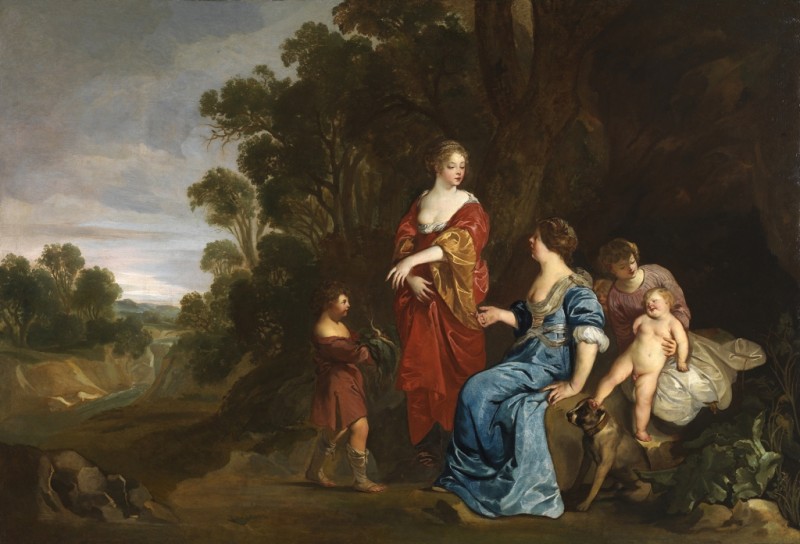 Reuben Presenting Mandrakes to Leah, c.1640/50 | Peter Lely | Giclée Canvas Print