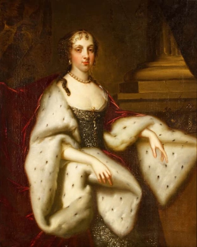 Porträt der Katharina von Braganza, Königsgemahlin von England, 1650s | Peter Lely | Giclée Leinwand-Kunstdruck