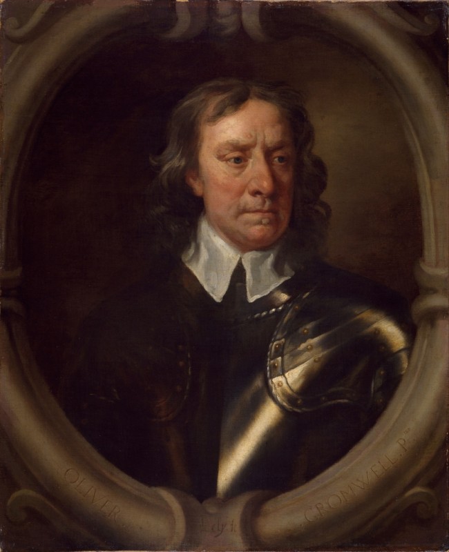 Porträt von Oliver Cromwell, c.1653/54 | Peter Lely | Giclée Leinwand-Kunstdruck