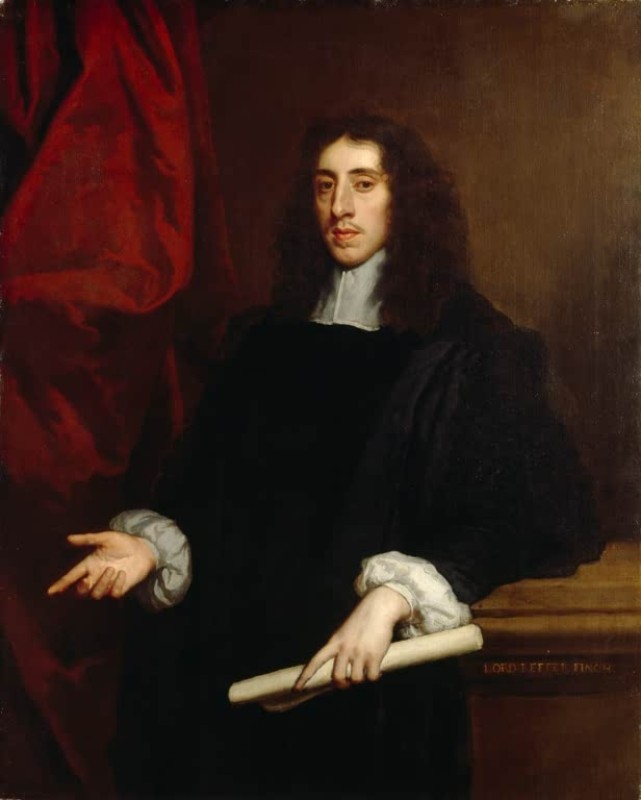 Portrait of Heneage Finch, 1st Earl of Nottingham, Lord Keeper, n.d. | Peter Lely | Giclée Canvas Print