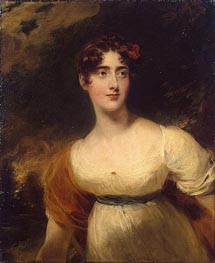 Thomas Lawrence | Portrait of Emily Harriet Wellesley-Pole, 1814 | Giclée Canvas Print