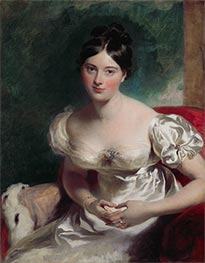 Margaret, Gräfin von Blessington, 1822 von Thomas Lawrence | Leinwand Kunstdruck