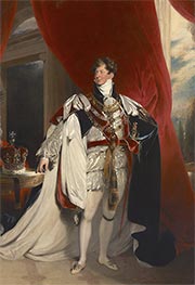 Der Prinzregent, später Georg IV | Thomas Lawrence | Gemälde Reproduktion