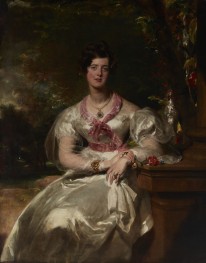 Porträt der Honorable Mrs. Seymour Bathurst, 1828 von Thomas Lawrence | Leinwand-Kunstdruck