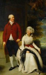 Portrait of Mr and Mrs John Julius Angerstein, 1791 by Thomas Lawrence | Canvas Print