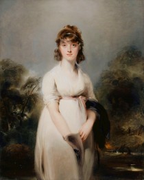 Portrait of Miss Sweeting, 1800 by Thomas Lawrence | Canvas Print