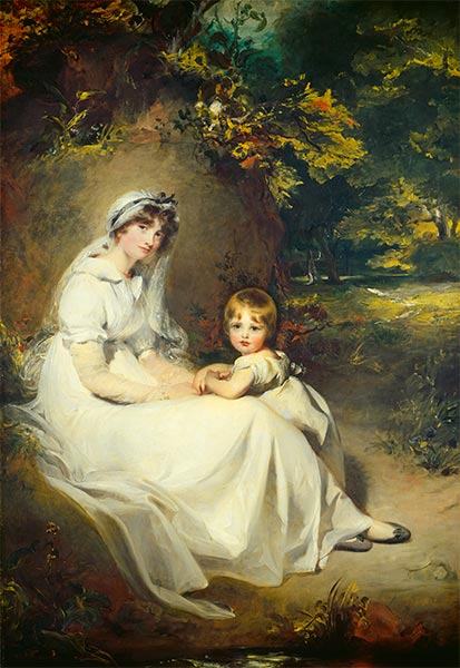 Thomas Lawrence | Lady Mary Templetown and Her Eldest Son, 1802 | Giclée Canvas Print