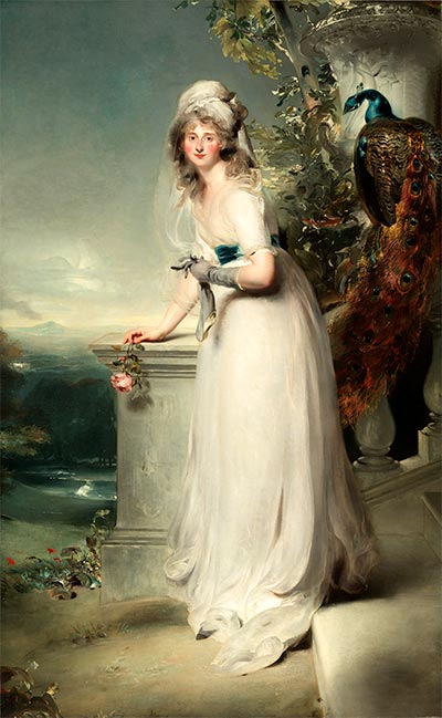 Thomas Lawrence | Portrait of Catherine Grey, Lady Manners, 1794 | Giclée Canvas Print