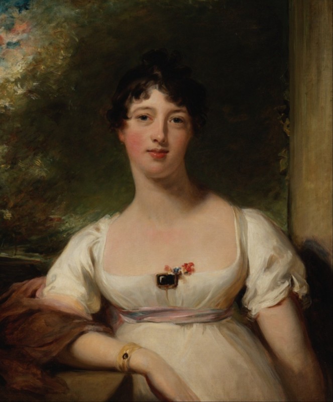 Anna Maria Dashwood, spätere Marchioness of Ely, 1805 | Thomas Lawrence | Giclée Leinwand-Kunstdruck