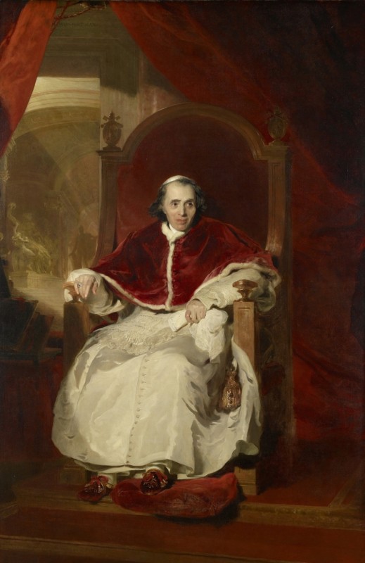 Pope Pius VII, 1819 | Thomas Lawrence | Giclée Canvas Print
