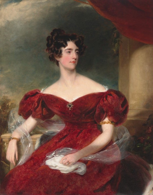 Portrait of Charlotte Georgina Jerningham, Later Lady Lovat, 1823 | Thomas Lawrence | Giclée Canvas Print