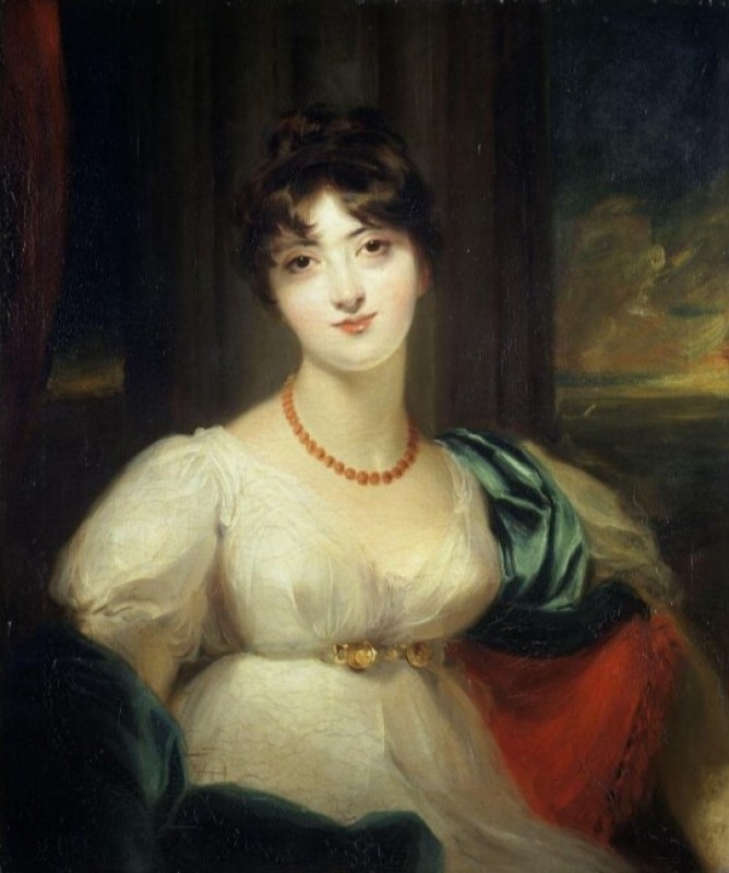 Paulina, First Wife of Sir Codrington Edmund Carrington, 1806 | Thomas Lawrence | Giclée Canvas Print