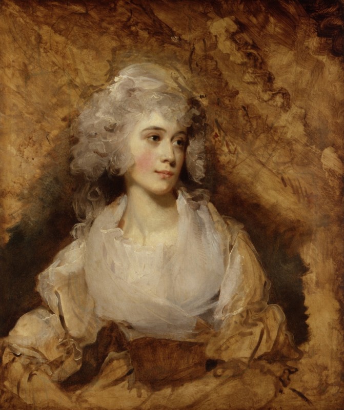 Porträt einer Dame, 1793 | Thomas Lawrence | Giclée Leinwand-Kunstdruck