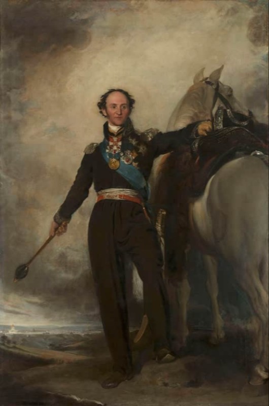 Porträt des Grafen Matvei Ivanovich Platov, 1814 | Thomas Lawrence | Giclée Leinwand-Kunstdruck