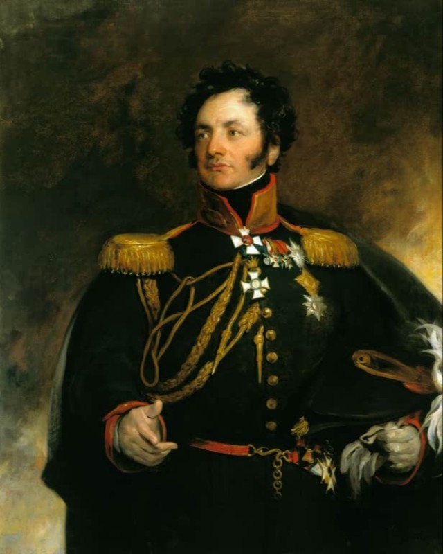 Porträt des Generals Fjodor Petrowitsch Uwarow, 1818 | Thomas Lawrence | Giclée Leinwand-Kunstdruck