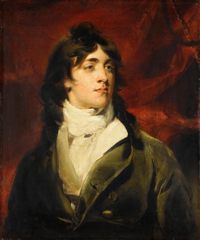 Porträt von Charles William Bell, c.1797/98 | Thomas Lawrence | Giclée Leinwand-Kunstdruck