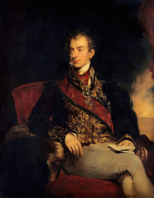 Porträt von Metternich, 1814 | Thomas Lawrence | Giclée Leinwand-Kunstdruck