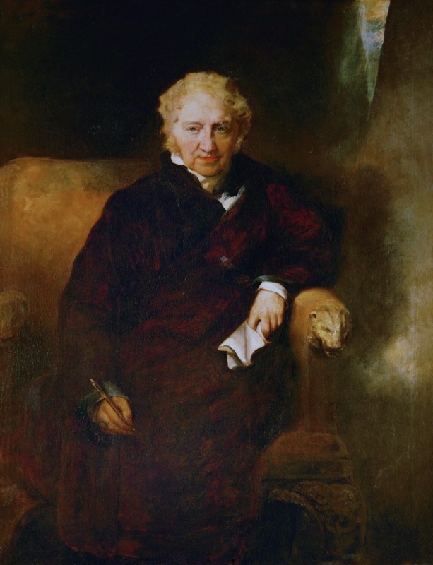 Porträt des Malers Johann Heinrich Füssli, c.1825/30 | Thomas Lawrence | Giclée Leinwand-Kunstdruck