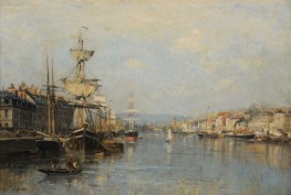 The Port of Rouen, c.1880 by Lepine | Giclée Canvas Print