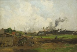 Landscape, 1890 by Lepine | Giclée Canvas Print