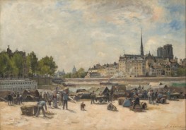 The Apple Market, 1880 by Lepine | Giclée Canvas Print