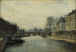 The Pont Neuf, Paris, c.1875/79 by Lepine | Giclée Canvas Print