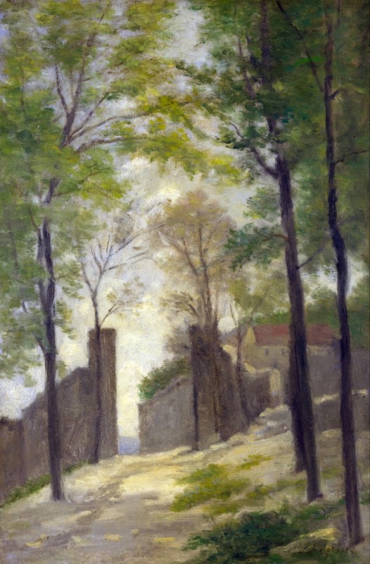 A Gateway behind Trees, c.1870/92 | Stanislas Lépine | Giclée Canvas Print
