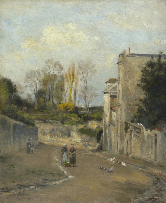 Montmartre, the Rue Cortot, c.1872/76 | Stanislas Lépine | Giclée Canvas Print