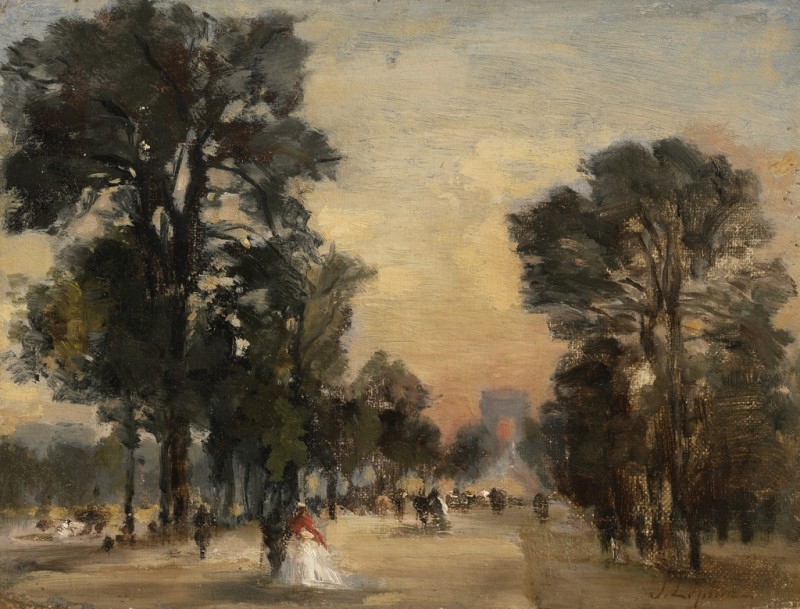Die Champs-Élysées, n.d. | Stanislas Lépine | Giclée Leinwand-Kunstdruck