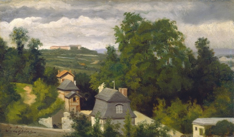 View on the Outskirts of Caen, c.1872/75 | Lepine | Giclée Canvas Print