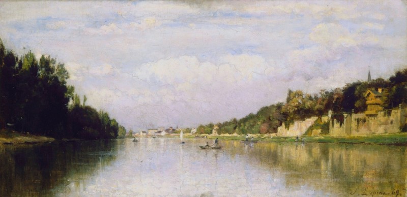 Landscape, 1869 | Lepine | Giclée Canvas Print