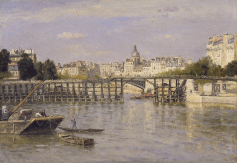 The Estacade Bridge, 1880 | Lepine | Giclée Canvas Print