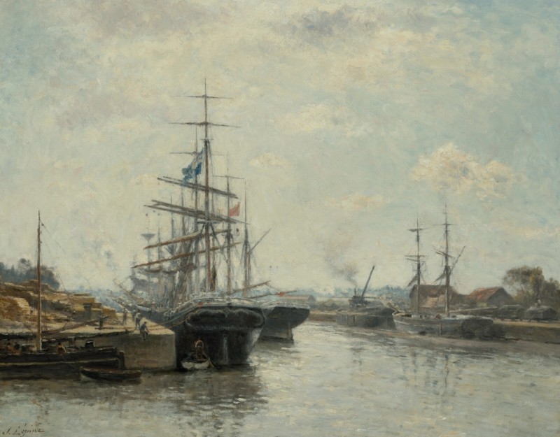 Caen. The Basin of Saint-Pierre, c.1875/80 | Lepine | Giclée Canvas Print