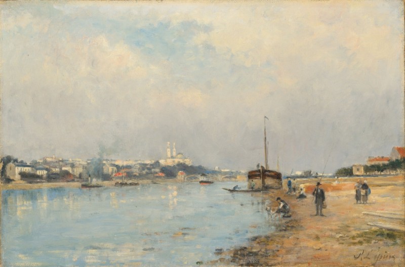The Seine. The Trocadéro and the Pont de Grenelle, c.1880/85 | Lepine | Giclée Canvas Print