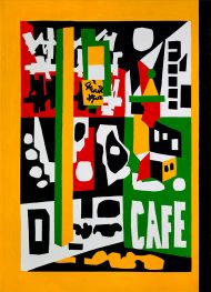 Café, c.1954 von Stuart Davis | Giclée-Kunstdruck