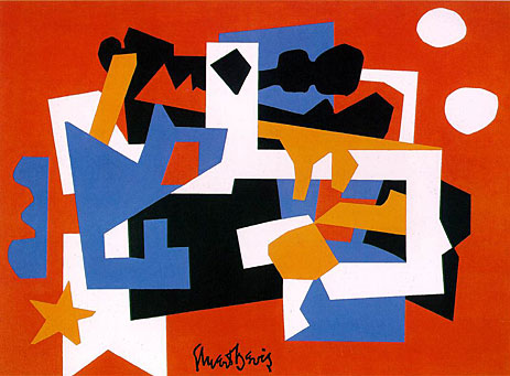 Kolonialer Kubismus, 1954 | Stuart Davis