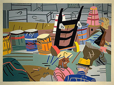 Stuart Davis | The Terminal, 1937 | Giclée Canvas Print
