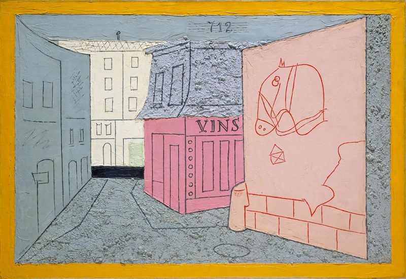 Rue des Rats, No. 2, 1928 | Stuart Davis | Giclée Canvas Print